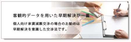 交渉の早期解決